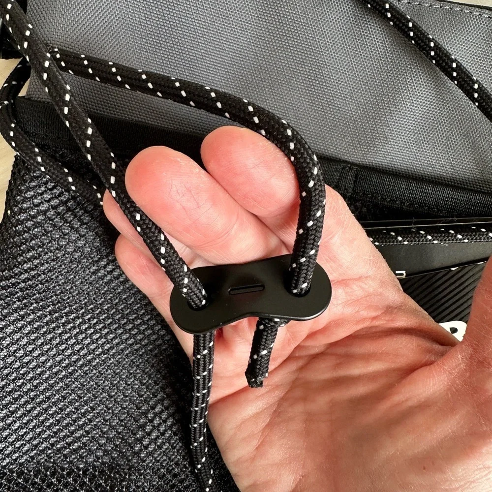NWT Cordura Advanced Fabric Accessory Utility Pouch Dark Grey and Black